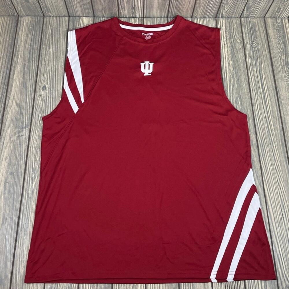 IU Indiana Hoosier ProEdge Men Sleeveless Athletic‎ Shirt Gym Workout Sz 2XL